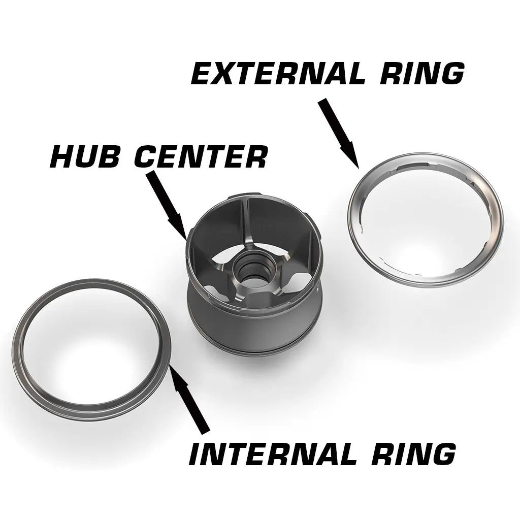 LP Quick Release Wide Hub Rings & Centers