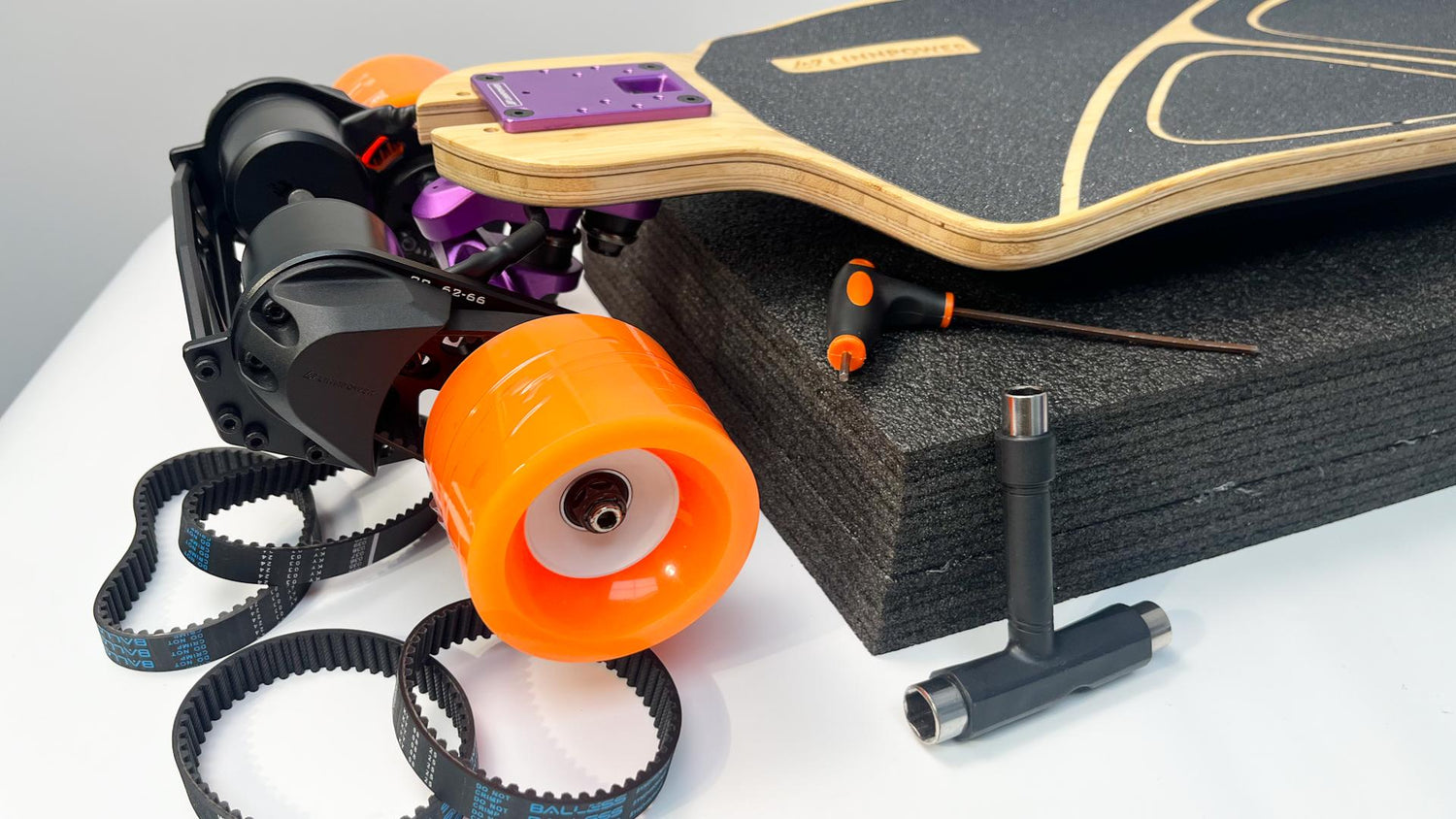 Linnpower Electric Skateboard Belt & Gear Ratio Guide (Belt Drive)