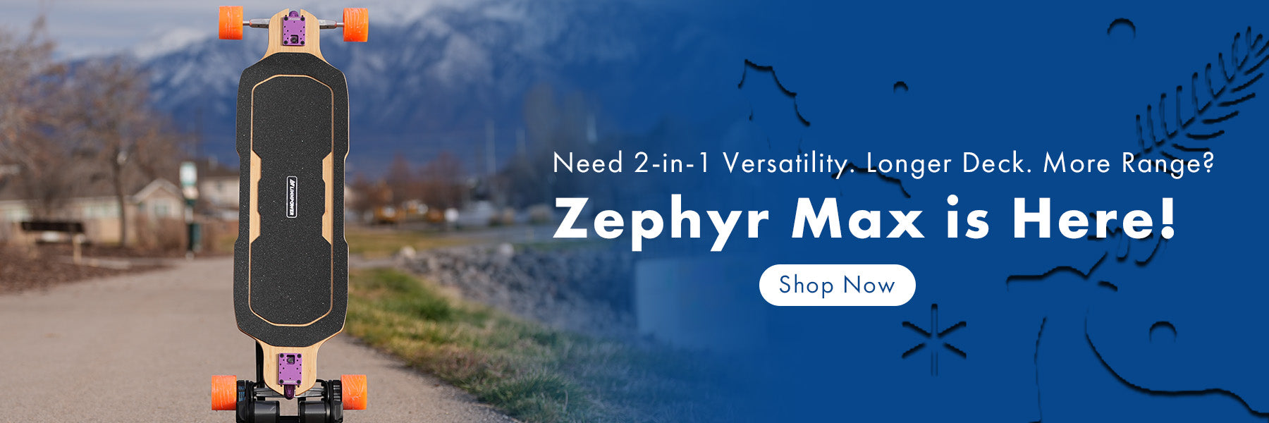 ZEPHYR Base & ZEPHYR Pro | Forged Street Electric Skateboard